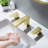 Cube Widespread 2-handle Bathroom Faucet with Drain Assembly-83653101