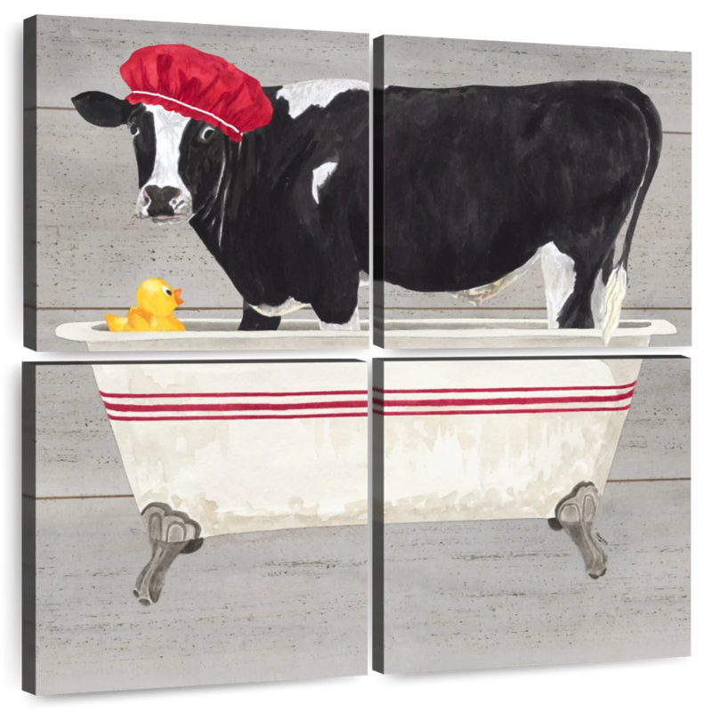 Ketti Bath Time For Cows Tub, 50" H x 50" W