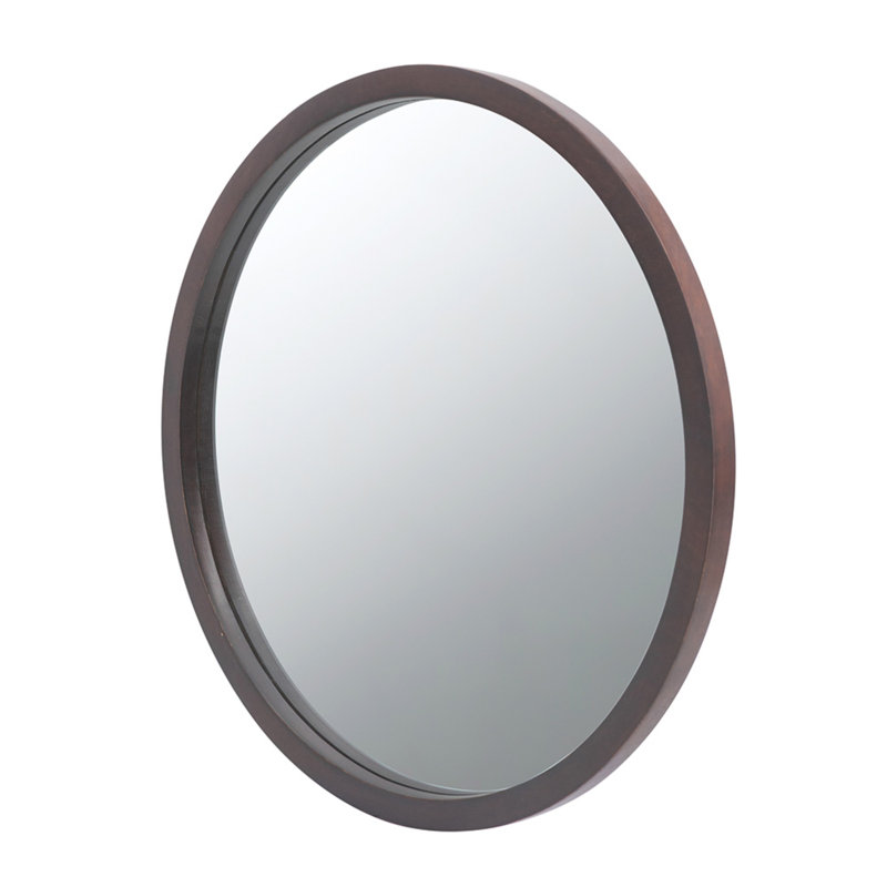 Modern Accent Mirror, Brown
