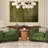 Stoneridge 19.5" Fluted Pillar Round Accent Side Table