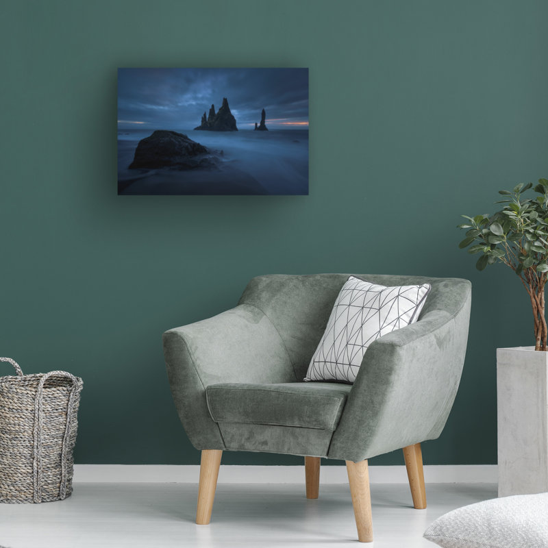 Art sur toile Juan Pablo De Reynisdrangar 2, H 12 po x l 19 po