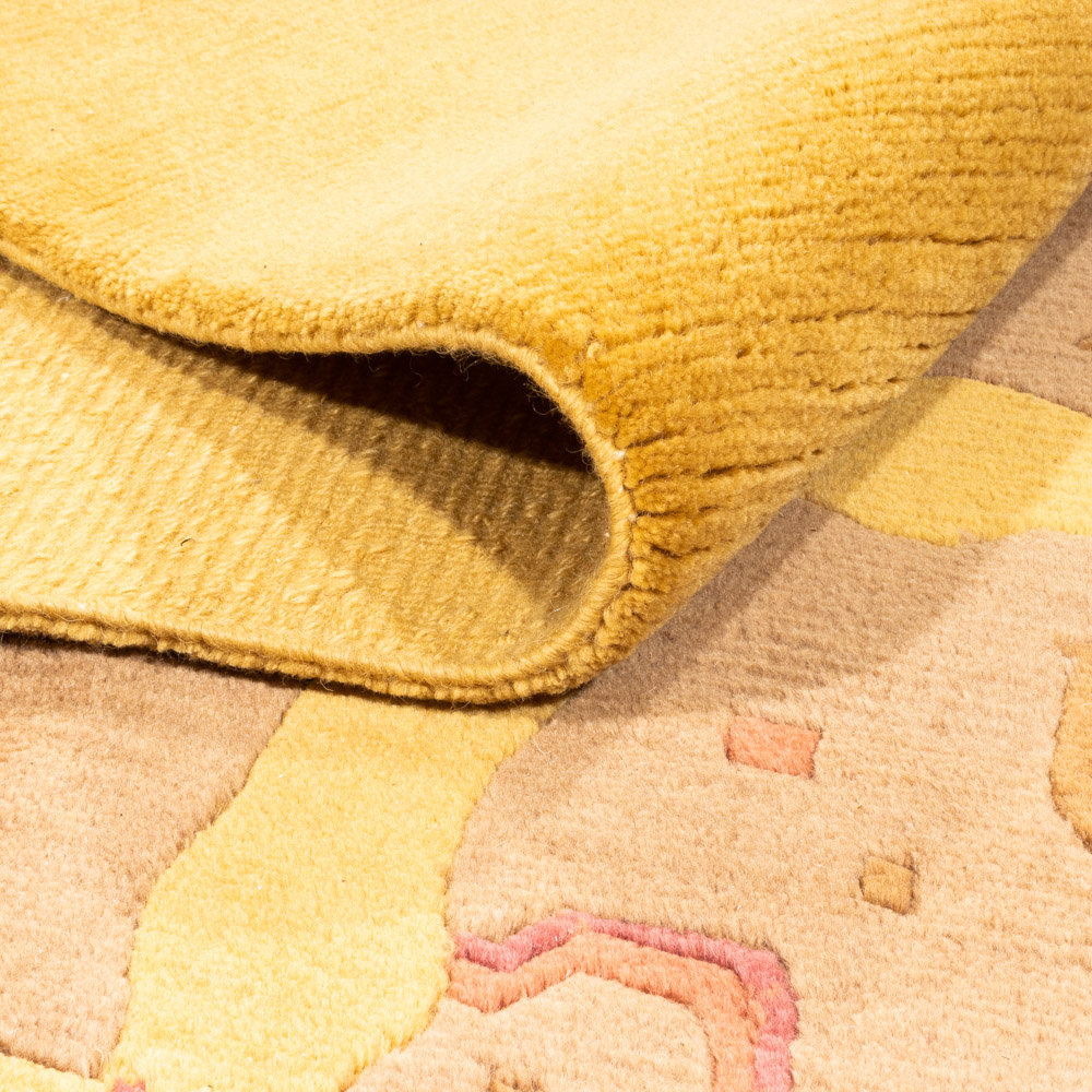 Oriental Nepal Rug - 355 x 256cm - gold