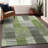 Premium Machine Washable Prisco Green Rug-1804854089