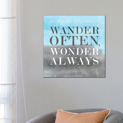Wander Often, Wonder Always II by PI Studio - Wrapped Canvas Gallery-Wrapped Canvas Giclée