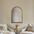 Montra Arched Braided Wood Wall Mirror-125562584