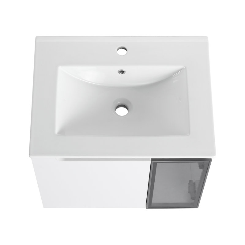 Meuble-lavabo mural, 24"