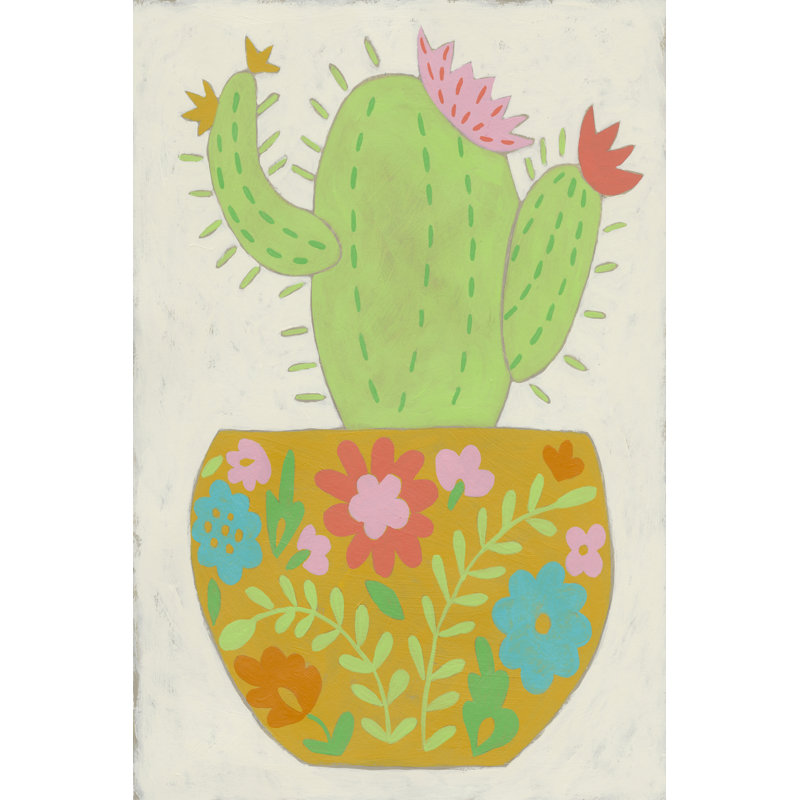 Happy Cactus II, H 48 po x l 32 po x P 1,25 po