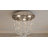 Transitional 3 Light Crystal Flush Mount-1859369031