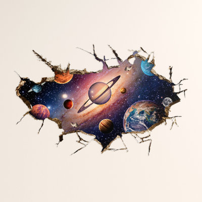 Albert Astrology & Stars Non-Wall Damaging Wall Decal