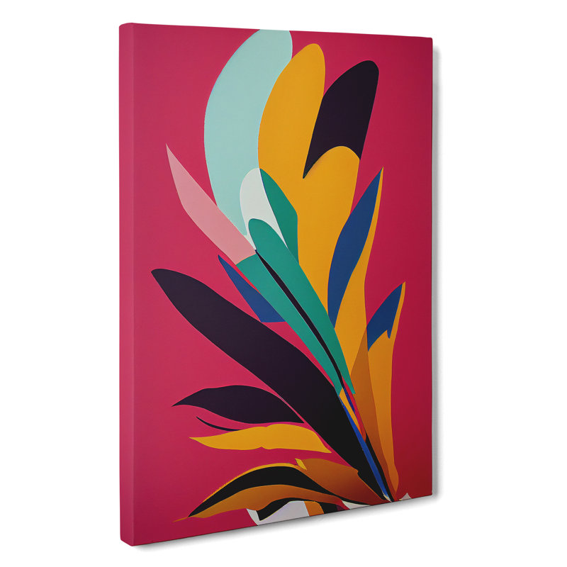Feathers In Abstract No.3 - Wrapped Canvas, 50cm H x 35cm W x 3cm D