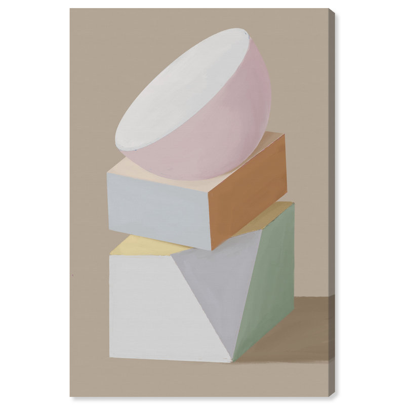 Sculptural Composition II Print by Oliver Gal, 10"H x 15"W, Gallery Wrapped