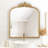 Everett Square Mirror with Hooks