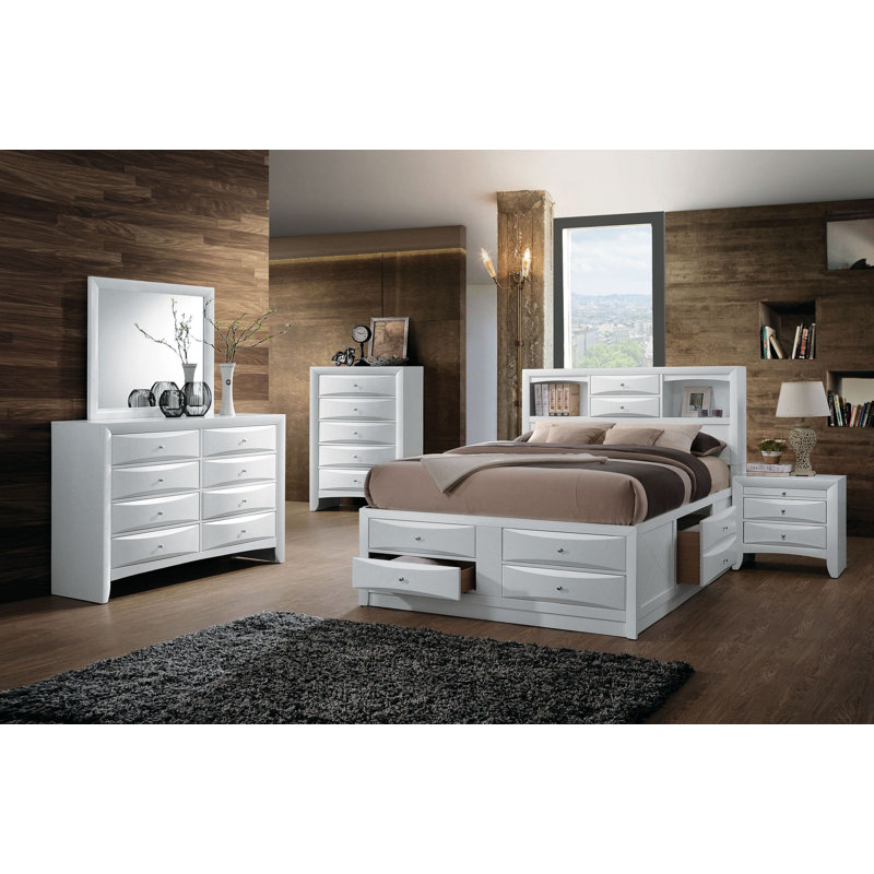 Houchins 5-Drawer Chest, White