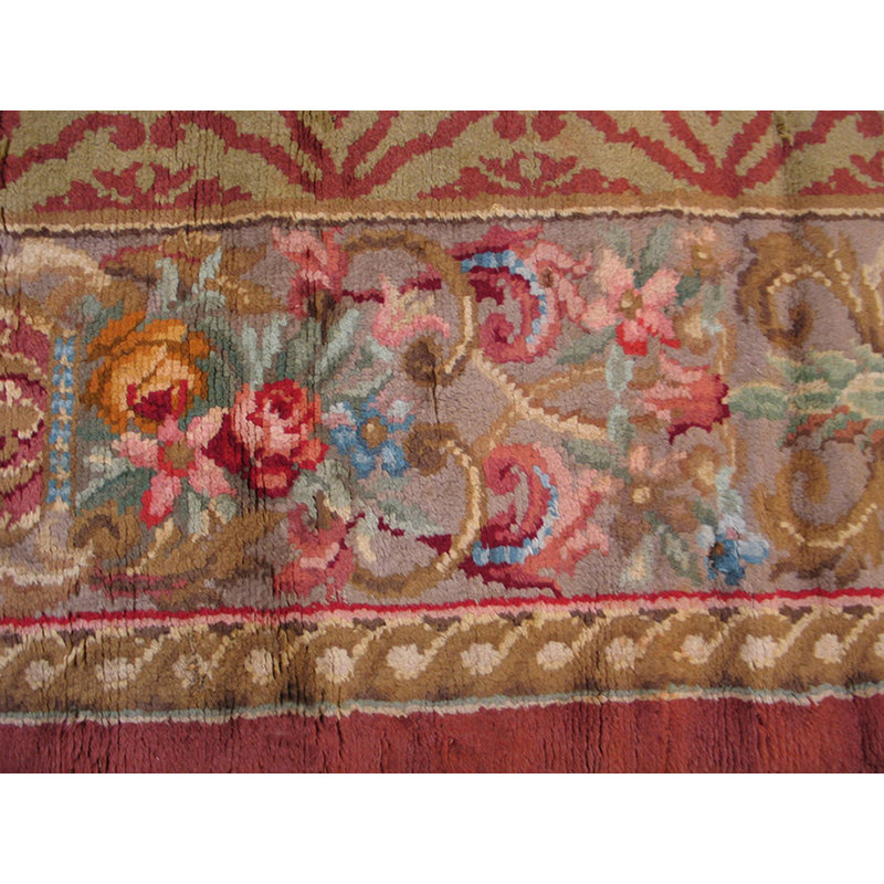 Antique Large Savonnerie Spanish Knotted Rug