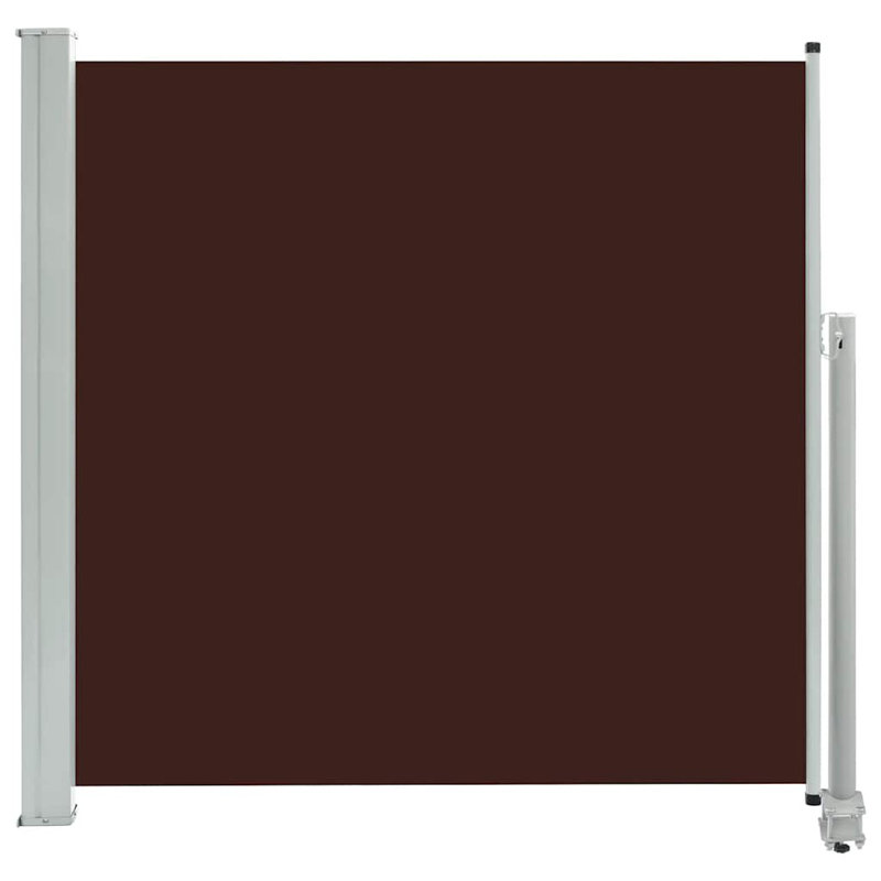 Dakota Fields 3cm W x 1cm D Glass Brown Cover Retractable Window Awning