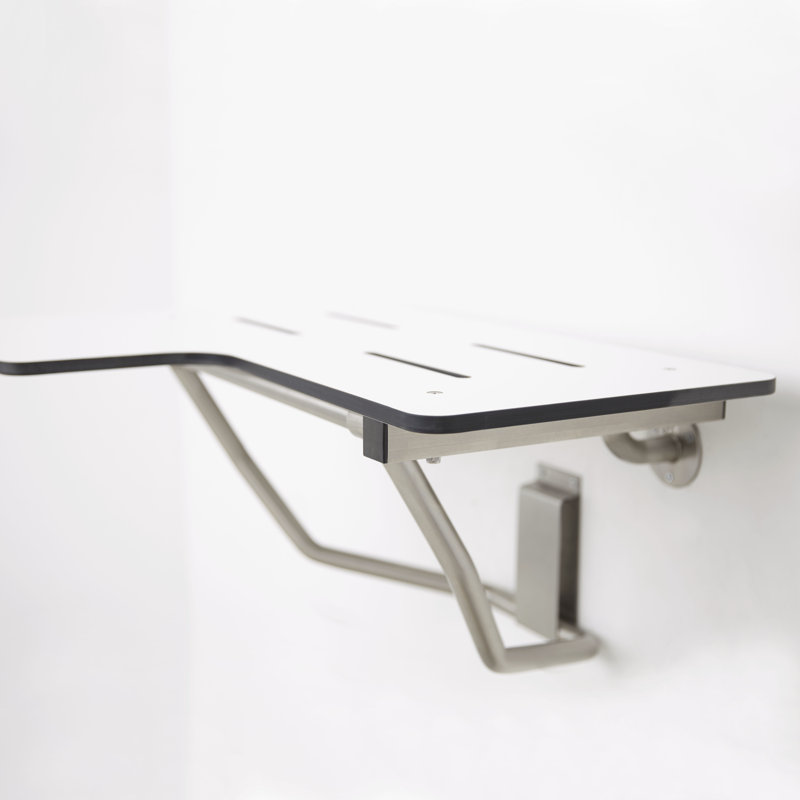 Reversible Folding Wall Mount Shower Transfer Seat