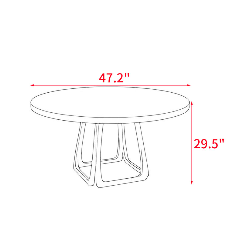 Impson, 29.5"H x 47.2"L x 47.2"W