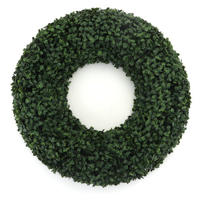 Faux Boxwood Wreath
