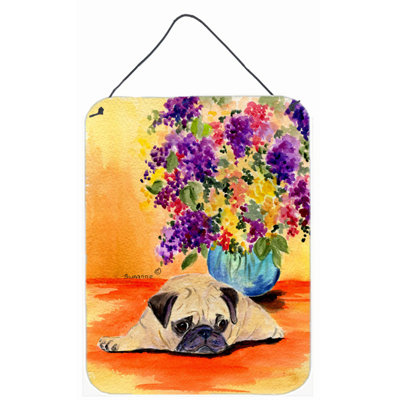 Pug Painting Print Plaque