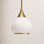 Hazel Single Light Glass Pendant