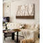 Décoration murale florale moderne à l'encre, panneau multicouche pour chambre à coucher