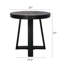 Table basse D23.5X24.5 ", noir