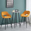 URBNLIVING Upholstered Counter Stool with Metal Frame-85587886