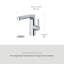 Robinet pour salle de bain à poignée simple Nibi-84749706