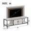 Meuble télé 65 po / 58 po pour téléviseur 75 po / 65 po, meuble télé avec pieds réglables et meuble télé avec tablettes et portes ouvertes-579043483-579043480