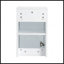 Meuble-lavabo contemporain de 36 pouces avec lavabo en résine, portes à fermeture douce et armoire latérale pour un grand rangement