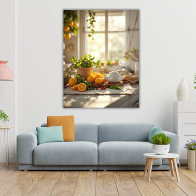 Mediterranean Tempered Glass Wall Art