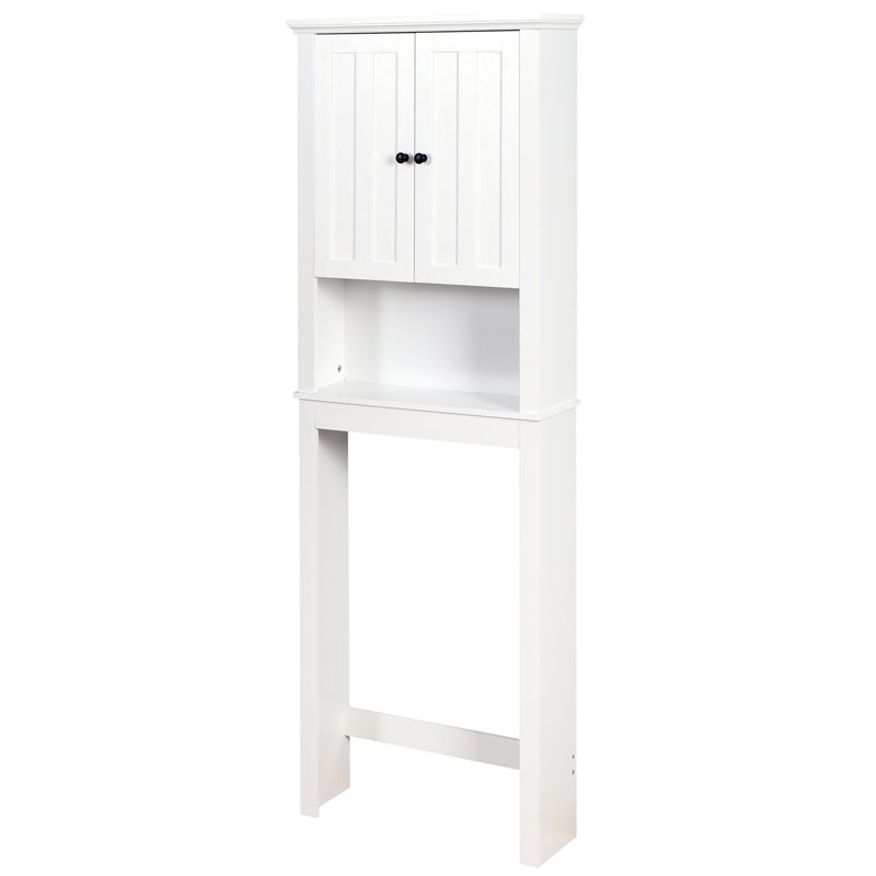 Rangement autoportant au-dessus de la toilette, Blanc