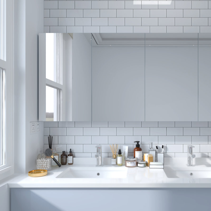 Crystile 3 in. X 6 in. Glossy Glass Subway Tile, White