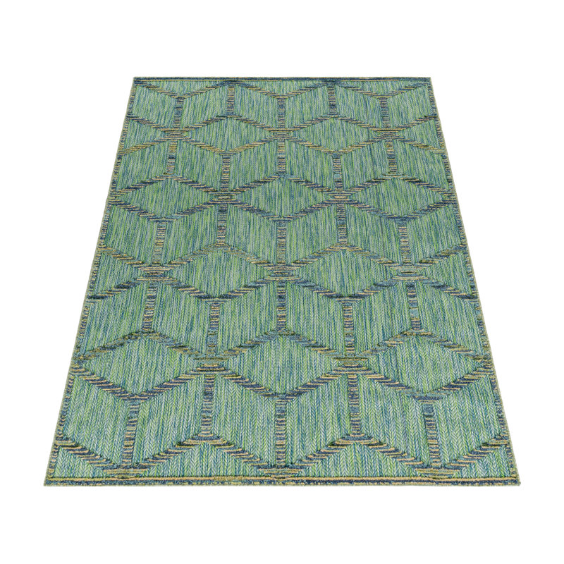 Castro Geometric Indoor / Outdoor Area Rug, Rectangle 200 x 290cm