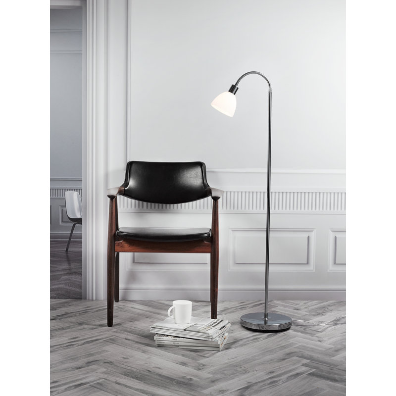 Ray 152cm Chrome Arched Floor Lamp