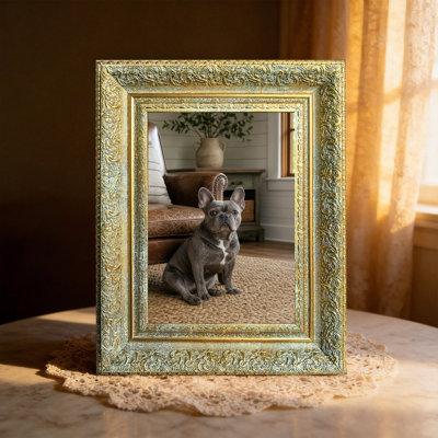 Antique Gold 1PC Tabletop Picture Frame for 8" x 10" Photos and Mother's Day Gifts