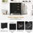 30'' Single Bathroom Vanity with Ceramic Top-104234693