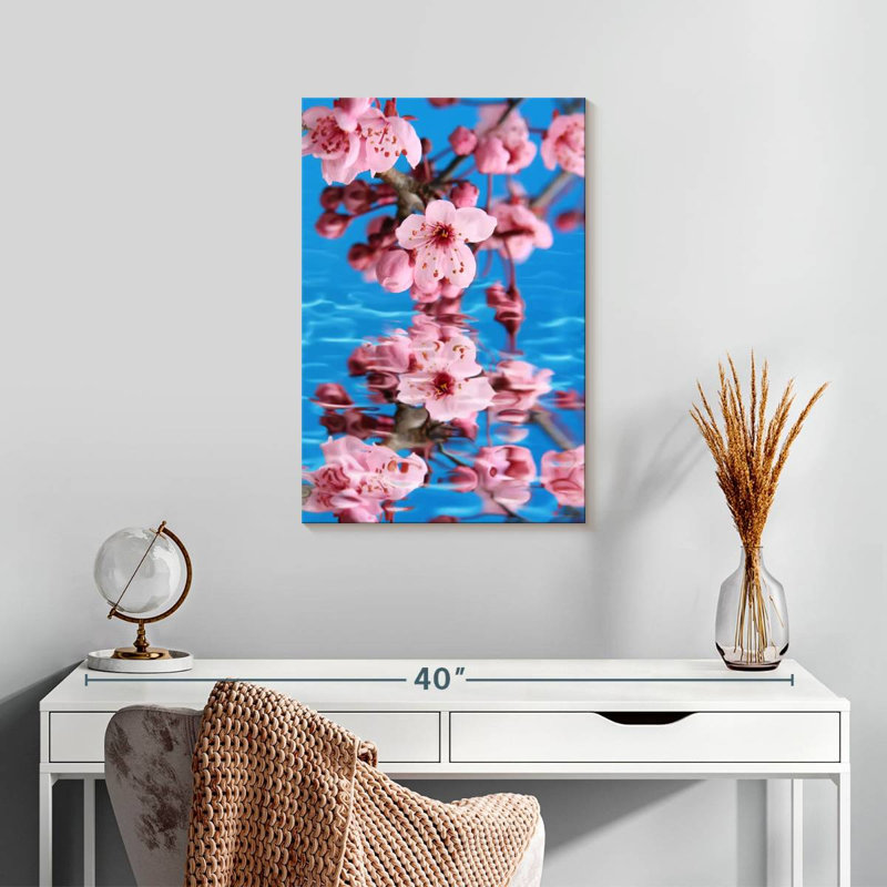 Harnek Sakura Reflection, 24" H x 16" W