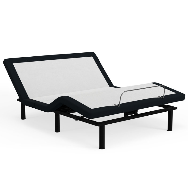 Adjustable Full Bed With Massage And Ports, Led Night Lighting - Zero Base Dual Feature, Chargers, ,