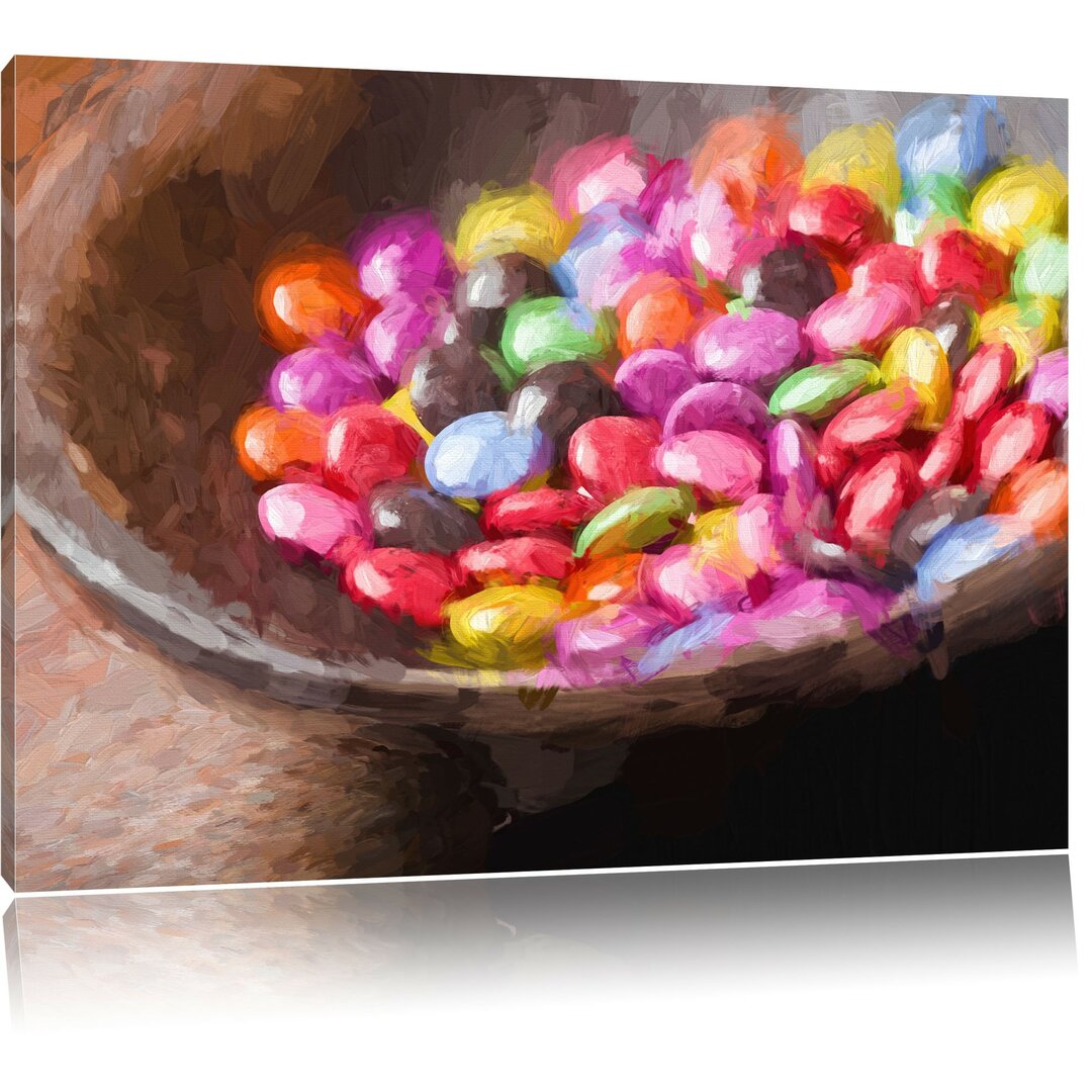 Leinwandbild Bunte Smarties