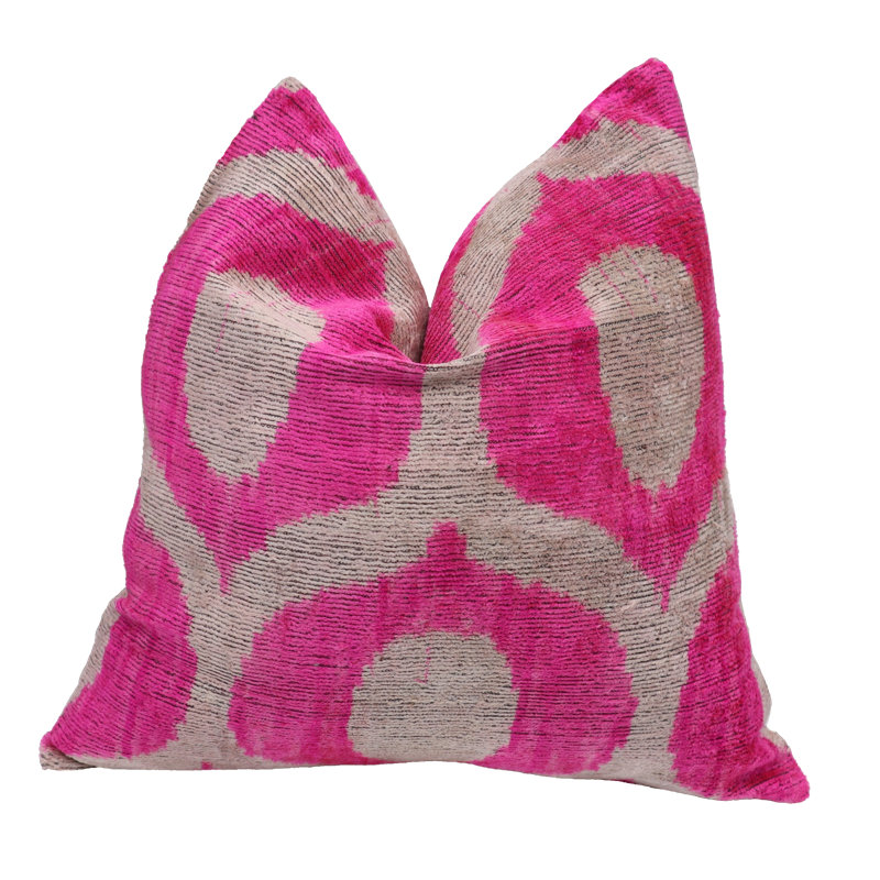 Square Pillow Cover & Insert, Pink