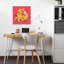 Art mural oiseau et lys-129007868