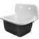 Anchor 22" L X 18" W Cast Iron Wall Mount Utility Sink with Drain