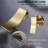Wall Mounted Single Handle Waterfall Bathroom Vessel Sink Faucet With Pop-up Drain-108924420