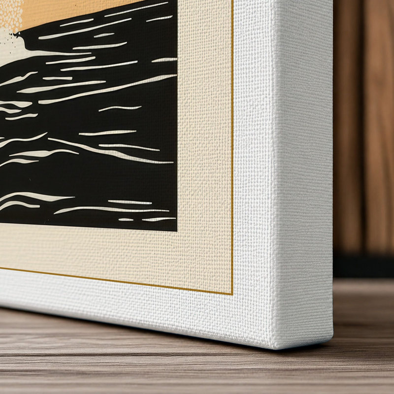 Breaching Whale Coastal - Wrapped Canvas, 36x24 - 91.4 x 61.0 cm, White Border