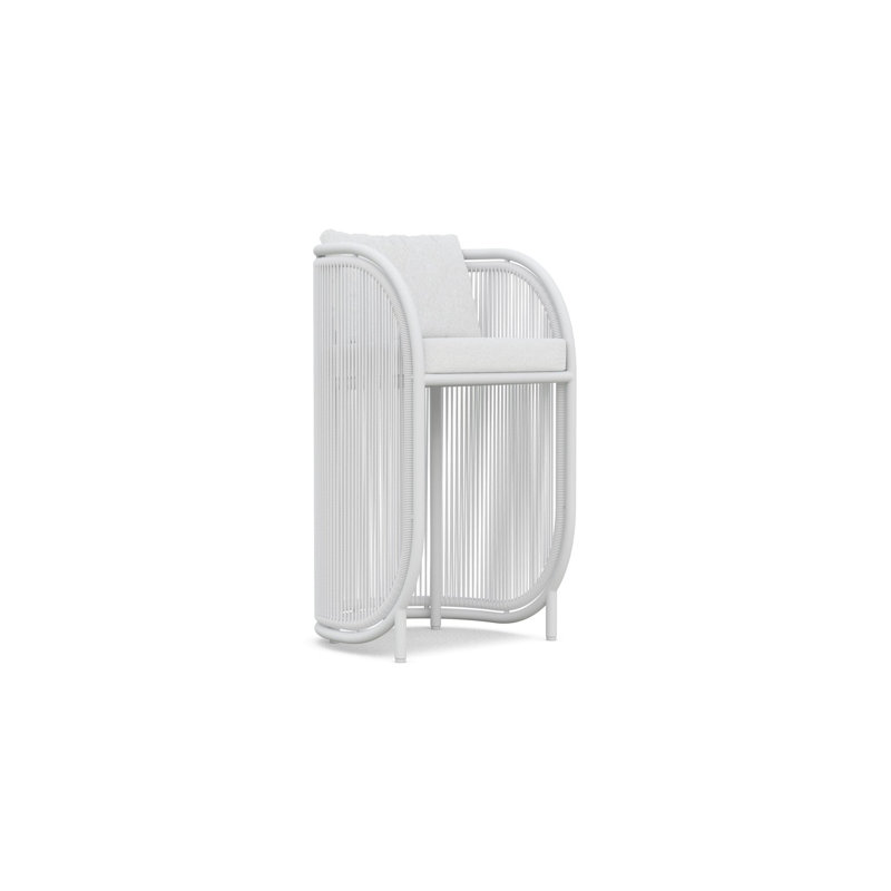 Kamari 32.68" Patio Bar Stool with Cushion