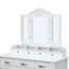 Ensemble coiffeuse et tabouret Isom