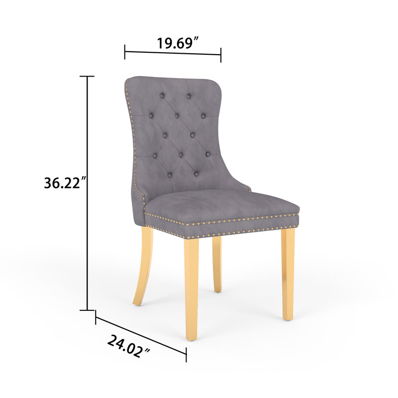Ensemble de salle à manger rectangulaire 70 po, luxueux plateau en faux marbre blanc, base en acier inoxydable en forme de X, chaises rembourrées en velours avec garniture cloutée capitonnée