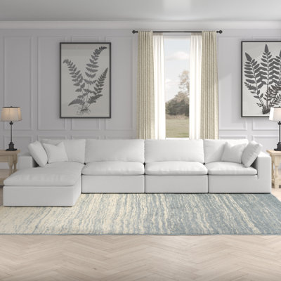 Burrows Upholstered L-Shaped Sectional Reversible