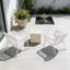 Table d'appoint d'extérieur MGO, beige